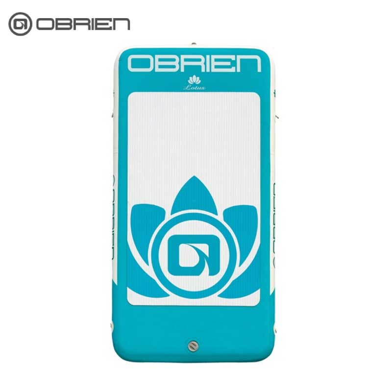 ★今月ずーっとポイント5倍★OBRIEN ロータス ヨガマット インフレータブル | 1人 ヨガ グッズ ひとり 1人用 浮き輪 浮輪 フロート ウキワ うきわ 大人 大人用 子供 子供用 子ども おしゃれ フロートボート プール 海水浴 海 プール用品